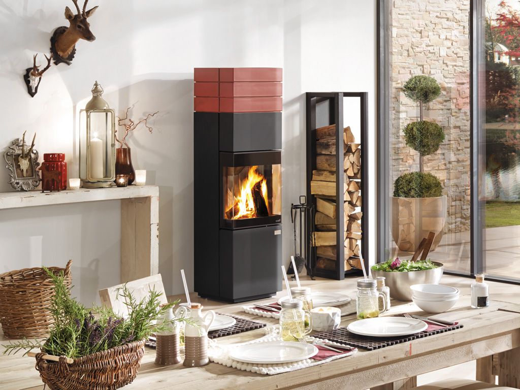 Żeliwny Piecyk/kominek Jøtul F 620 B z płytą do gotowania 1459939747kaminofen hark 140 eco deco rot kl Ka - Żeliwny Piecyk/kominek Jøtul F 620 B z płytą do gotowania